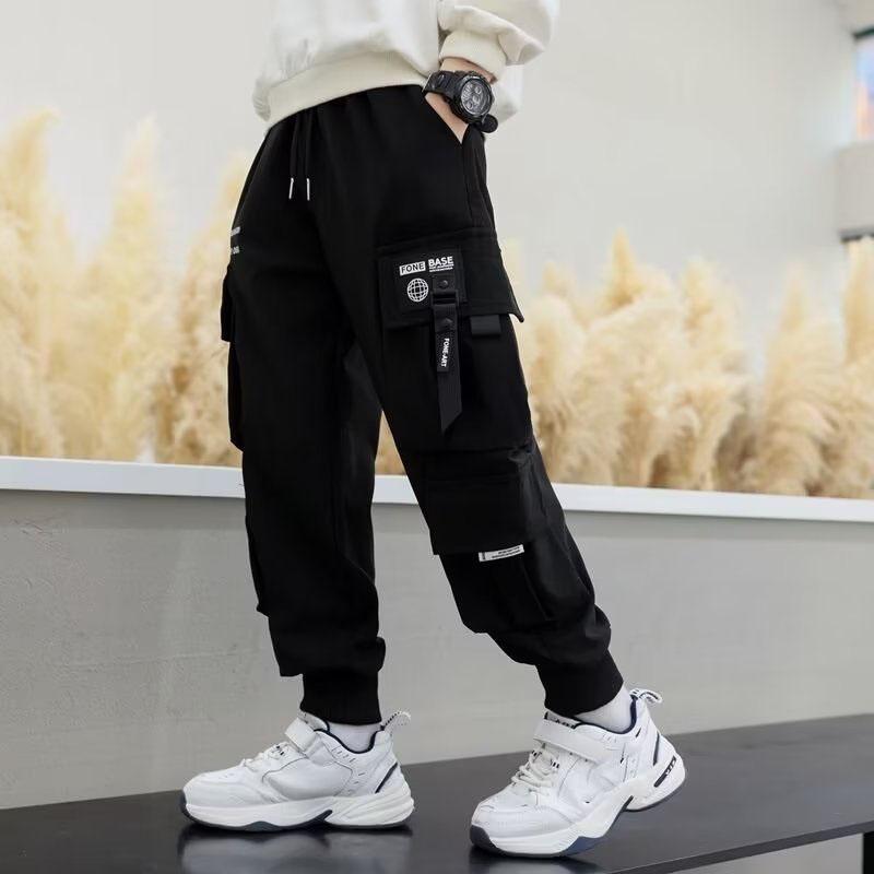 Vêtements d'été pour enfants Pantalons cargo pour garçons Pantalons multi-poches à la mode Pantalons de sport décontractés Pantalons cargo pour enfants de 3 à 14 ans