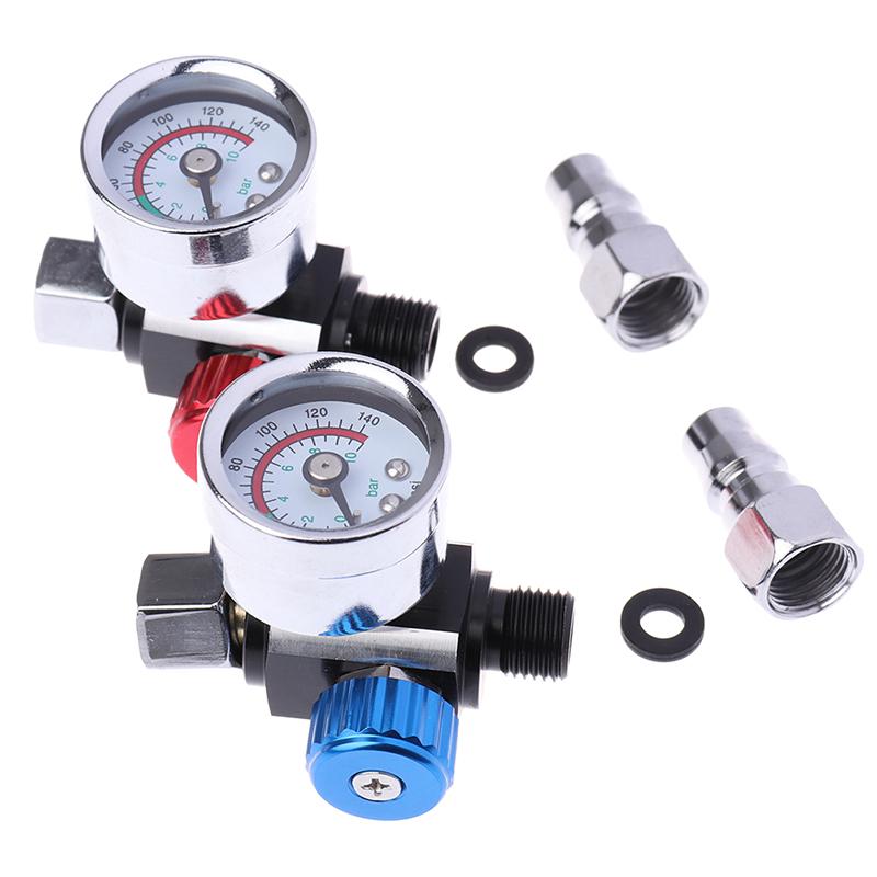 Spray Gun Air Pressure Regulator Gauge For Car Auto Repair Painting Tool