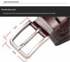 Personalized Men's Leather Belt for Jeans – Customized Carving Cowhide Belt Fashion Accessory