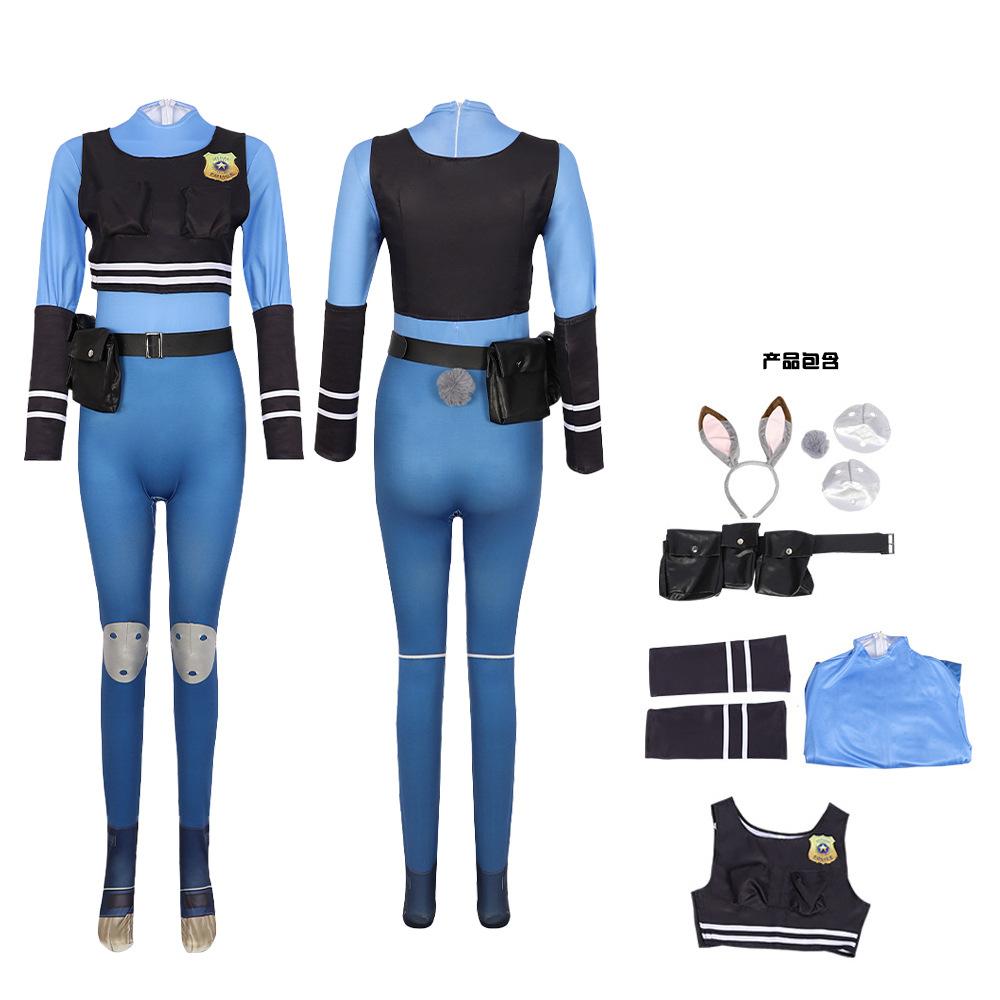 Costume Cosplay W Tema Zootropolis Cos Costume Costume Cosplay di Halloween Volpe Nick Judy Gonna Carina A