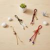 Ladybug Small Fish Key Chain Unique Bag Pendant Minimalist Braided Rope Bag Charm  Gift