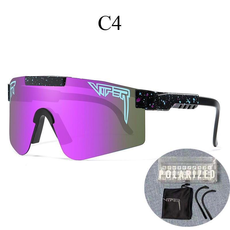 Grenzüberschreitende polarisierte Fahrradbrille mit großem Rahmen und farbigen Gläsern für Sport