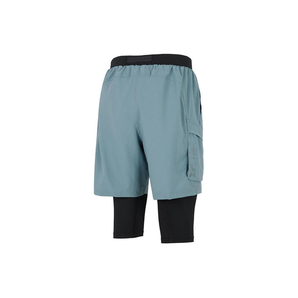 Under Armour Comfortable Breathable Elastic Casual Shorts Men shorts Blue 1356166-424