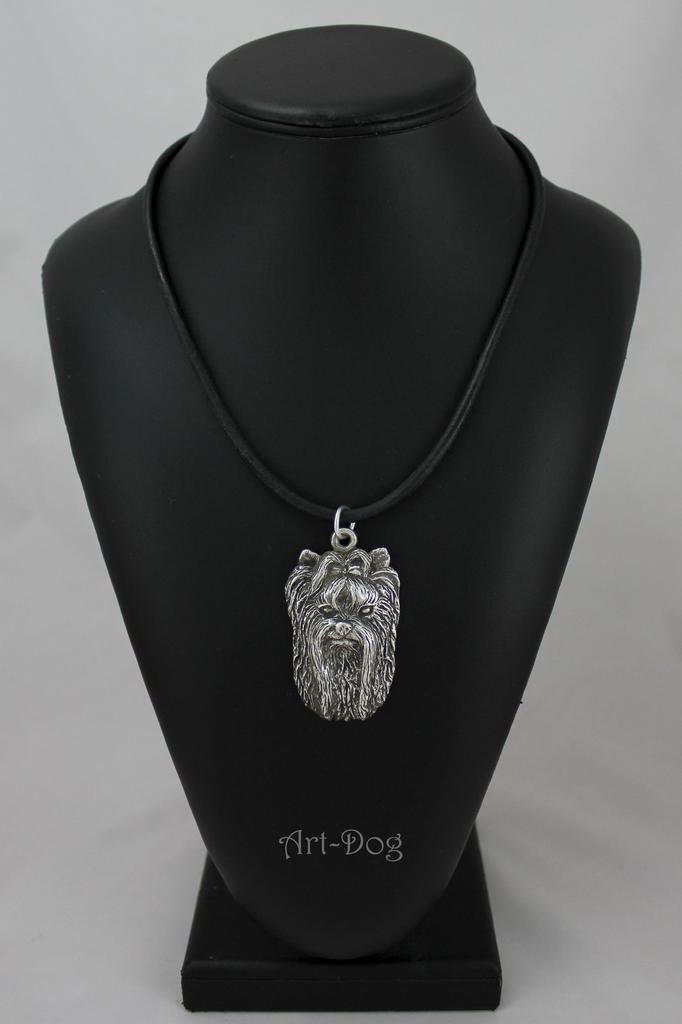 Yorkshire Terrier, Yorkie II - Necklace with dog, silver-plated pendant for dog fan, unique jewelry by Art-Dog brand