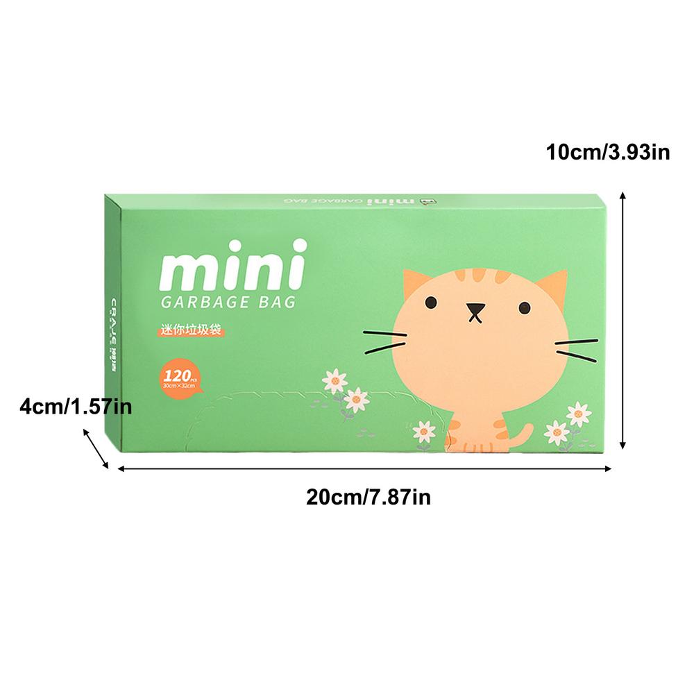 Household Trash Pouch Small Trash Bags Kitchen Storage Garbage Bags Cleaning Waste Bag for Car Table Trash Can