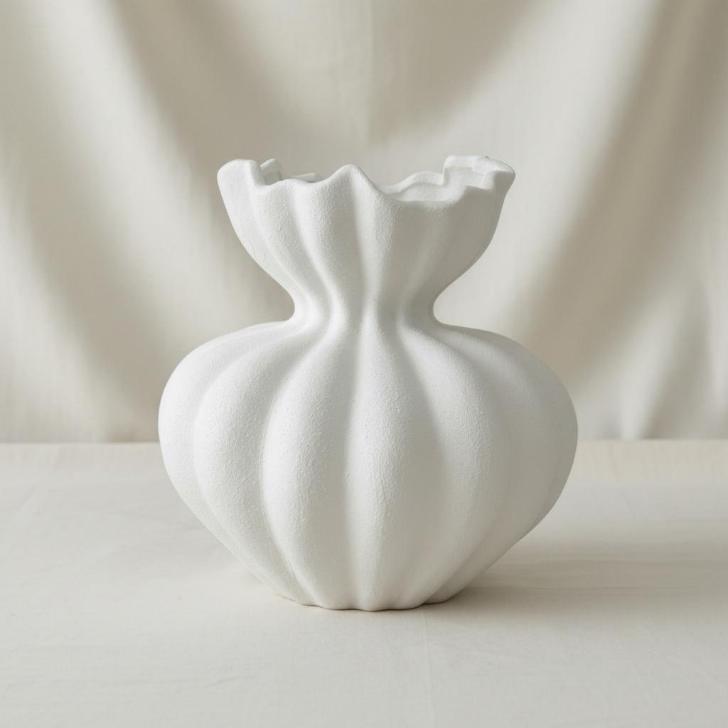Wabi Sabi Vase Artistic Ceramic Vase Home Accent Minimalist for Tabletop