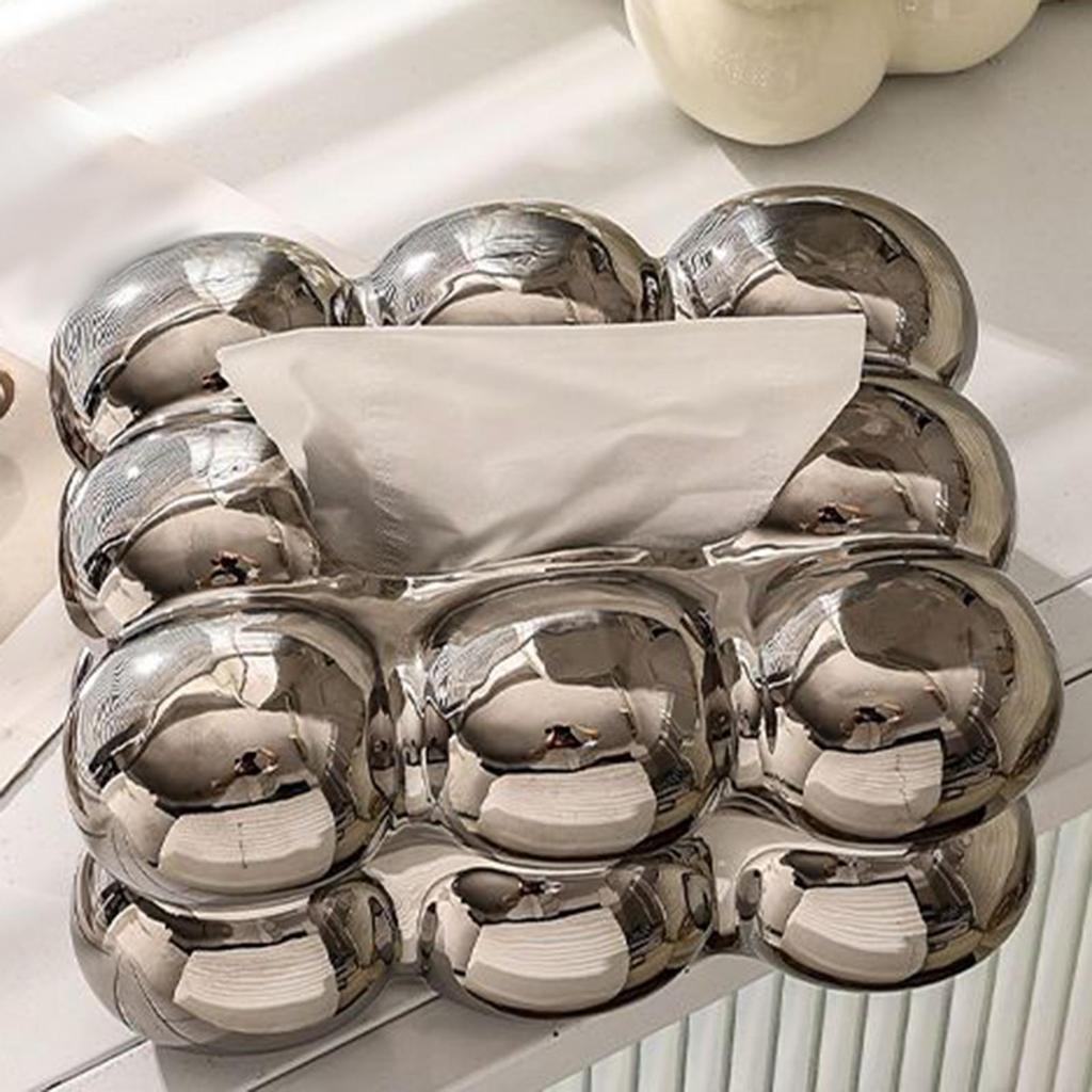 Creative Tissue Box Holder Decorative Facial Tissue Paper Box Cover Toilet Paper Storage Holder Napkin Dispenser for Bathroom