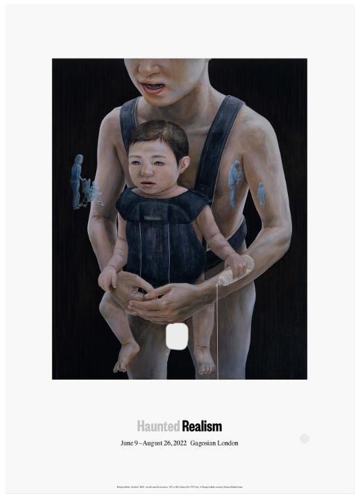 

[USED] Tetsuya Ishida Poster Haunted Realism Overseas Gallery Gagosian