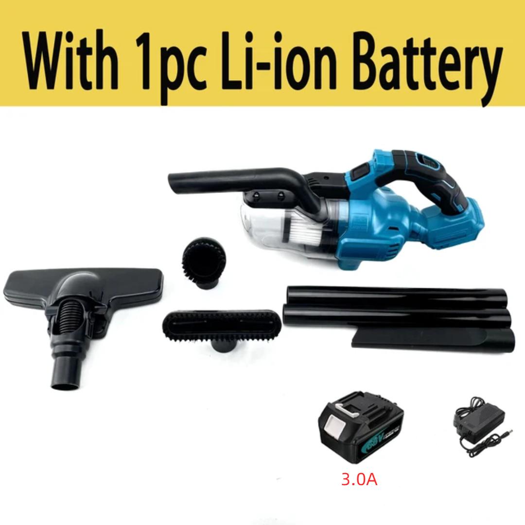 

Ручной пылесос Беспроводной ручной пылесос для влажной и сухой уборки Портативный бытовой пылесос с высоким всасыванием 【3.0A】1 battery
