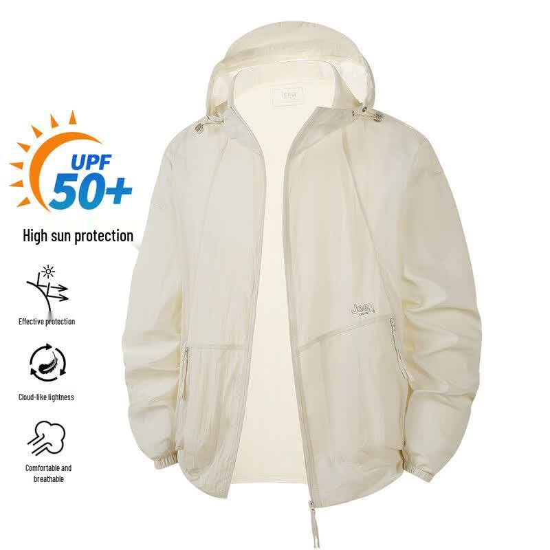 

JEEP Lightweight Breathable Outdoor UV Protection Hooded Jacket 3XL
