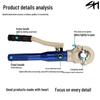 Stainless Steel Hydraulic Crimping Pliers CW-1525 & CW-1632 for Single/Double Crimps, Water & Aluminum-Plastic Pipe.