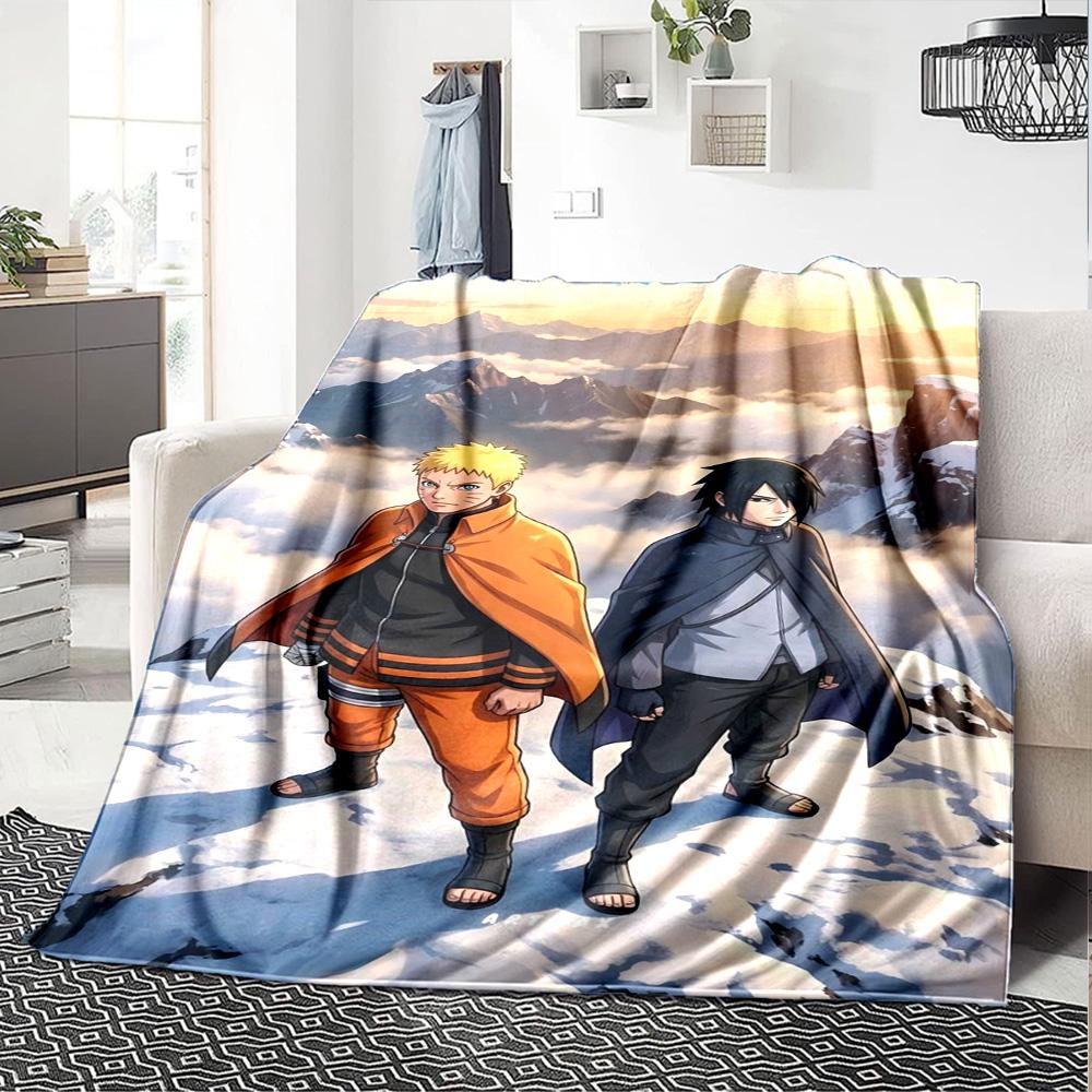 Naruto Blanket Soft Warm Cozy Suitable for Couch Chair Office for All Occasions Playful Design Suitable for Gifting Relatives and Friends