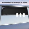 Magnetic Car Sun Shade Curtain Dual- layer Mesh Window Shade Sun Protection Heat Blocking