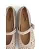 Vainer Beige Women Punching Flat Hsamm007zy