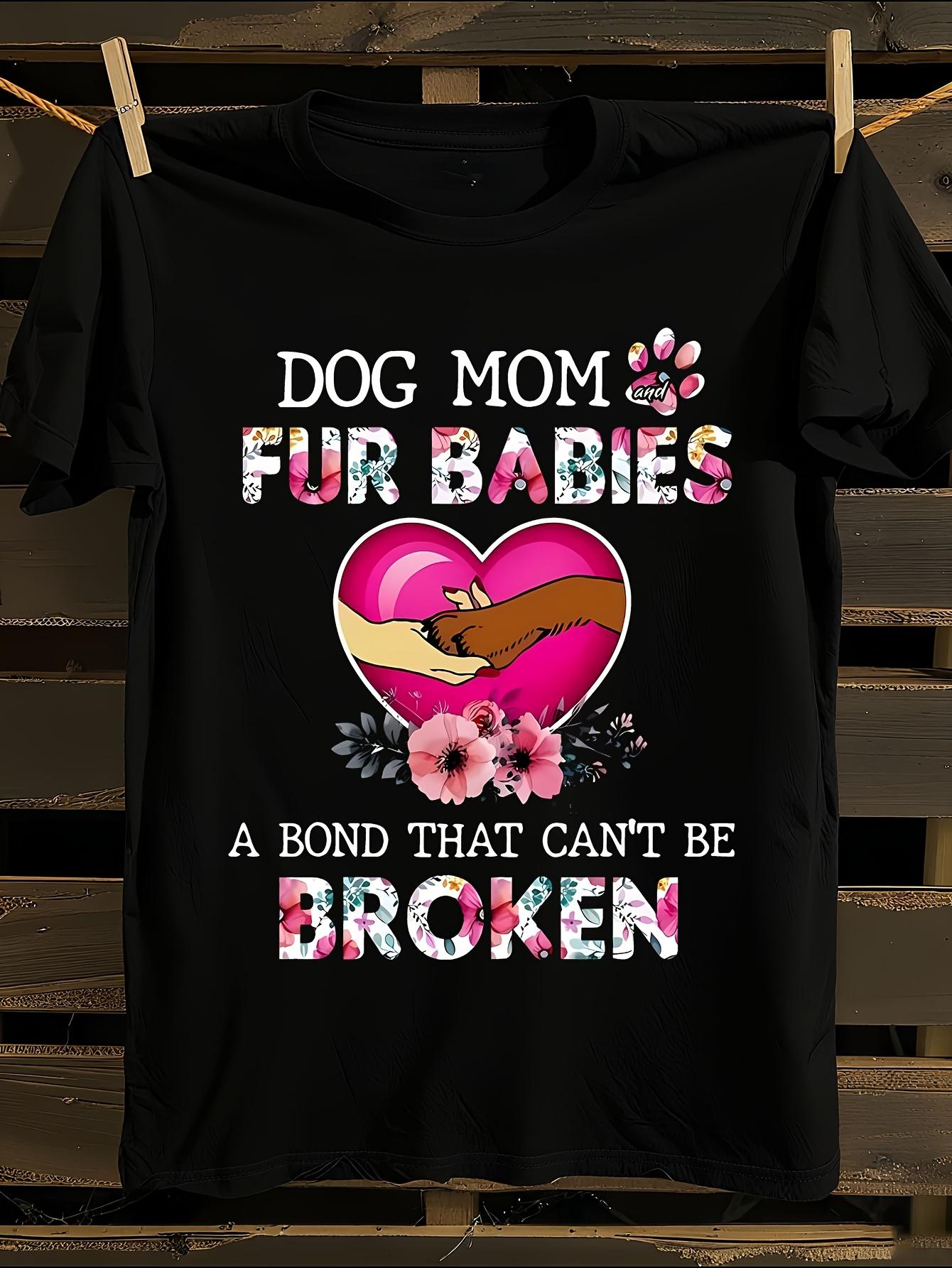 WoDog Mom Paw Print and Poodle French Shih Tzu Pomeranian... S