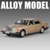 1/32 Rolls Royce Silver Seraph Alloy Model Car Toy Diecasts Casting Pull Back Sound and Light Car Toys for Children Vehicle