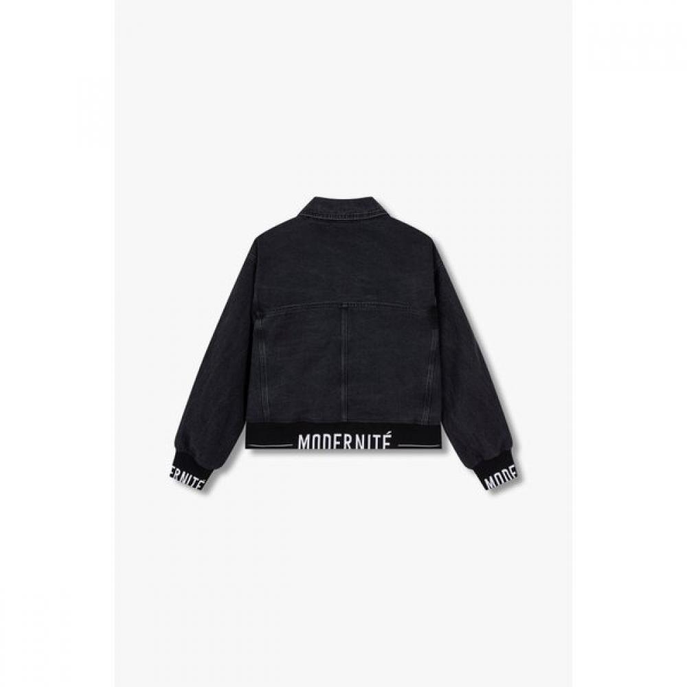 Vov Patch Washed Denim Jacket  7155355001 