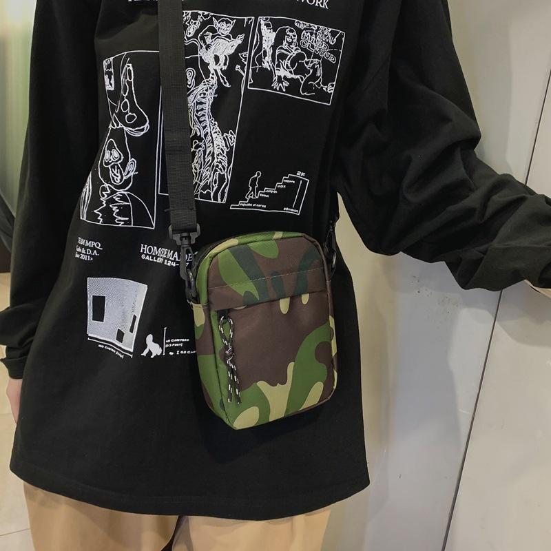 Borsa per cellulare versatile alla moda marca piccola borsa a tracolla per coppia uomo e donna sport e tempo libero piccola borsa a tracolla hip hop borsa da uomo
