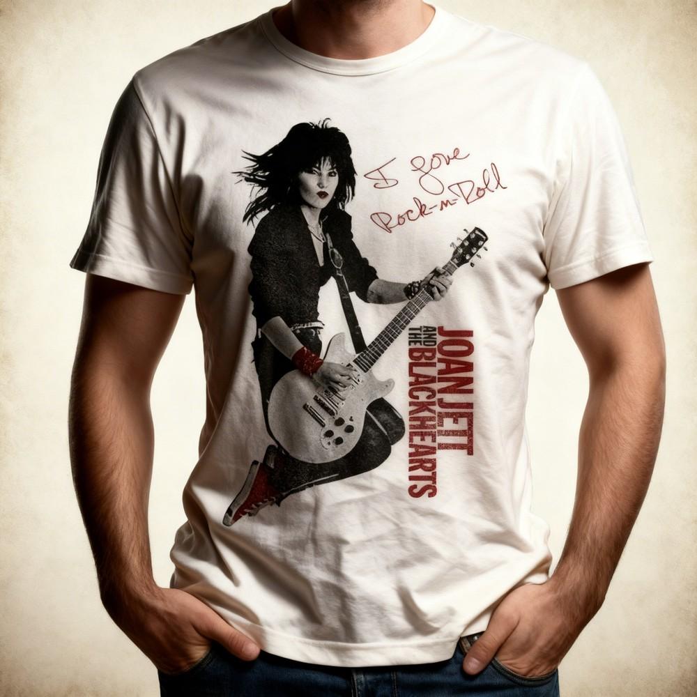 NewJoan Jett Rock N Roll Funny TShirt Tee Men All Size S to 5XL Unisex T-Shirt XXXL