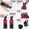 1 Liter Stainless Steel Water 1000ml Easy To Direct Keeps Drinks Hot or Includes Straw Bottle, Insulated, Capacity, Carbonated, Sports, Clean,