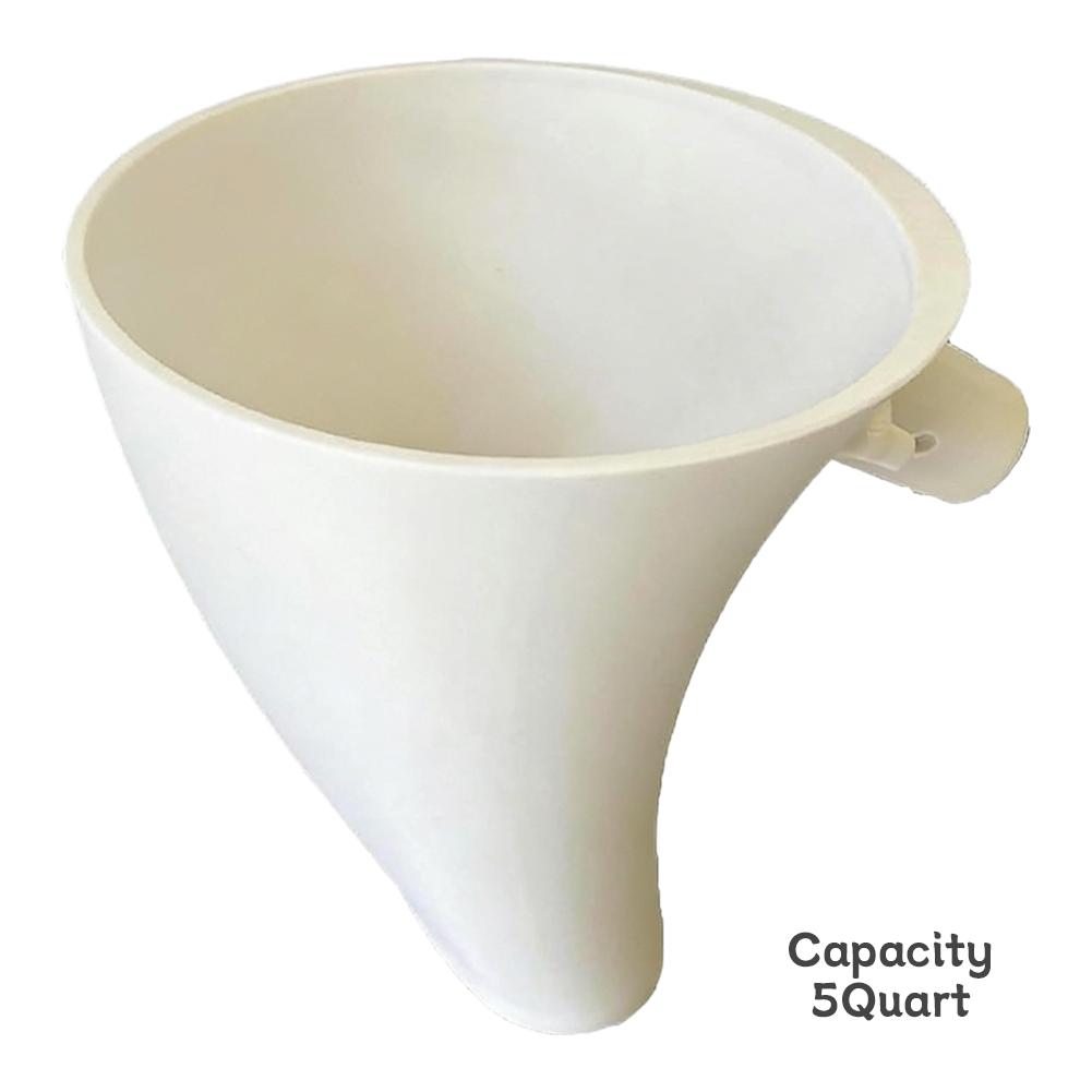 

Воронка для муки Kitchen Aid для блендера Artisan KSM150 5, с широким горлышком, дизайн для легкого высыпания, предотвращает проливание и беспорядок, кухонный инструмент