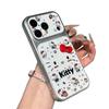 Cute Cat Bow Is Suitable for Iphone16promax Apple 17 Mobile Phone Case Electroplating Second Change Window Mobile Phone
