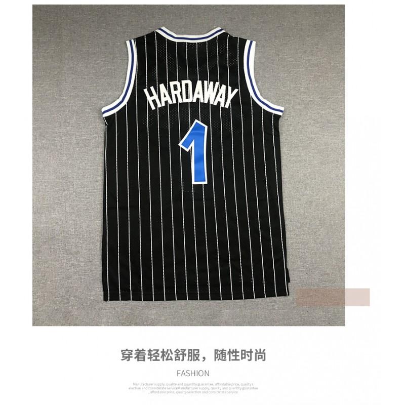 Black Retro Embroidered Basketball Jersey 1 Magic Team Mens Womens Sportswear