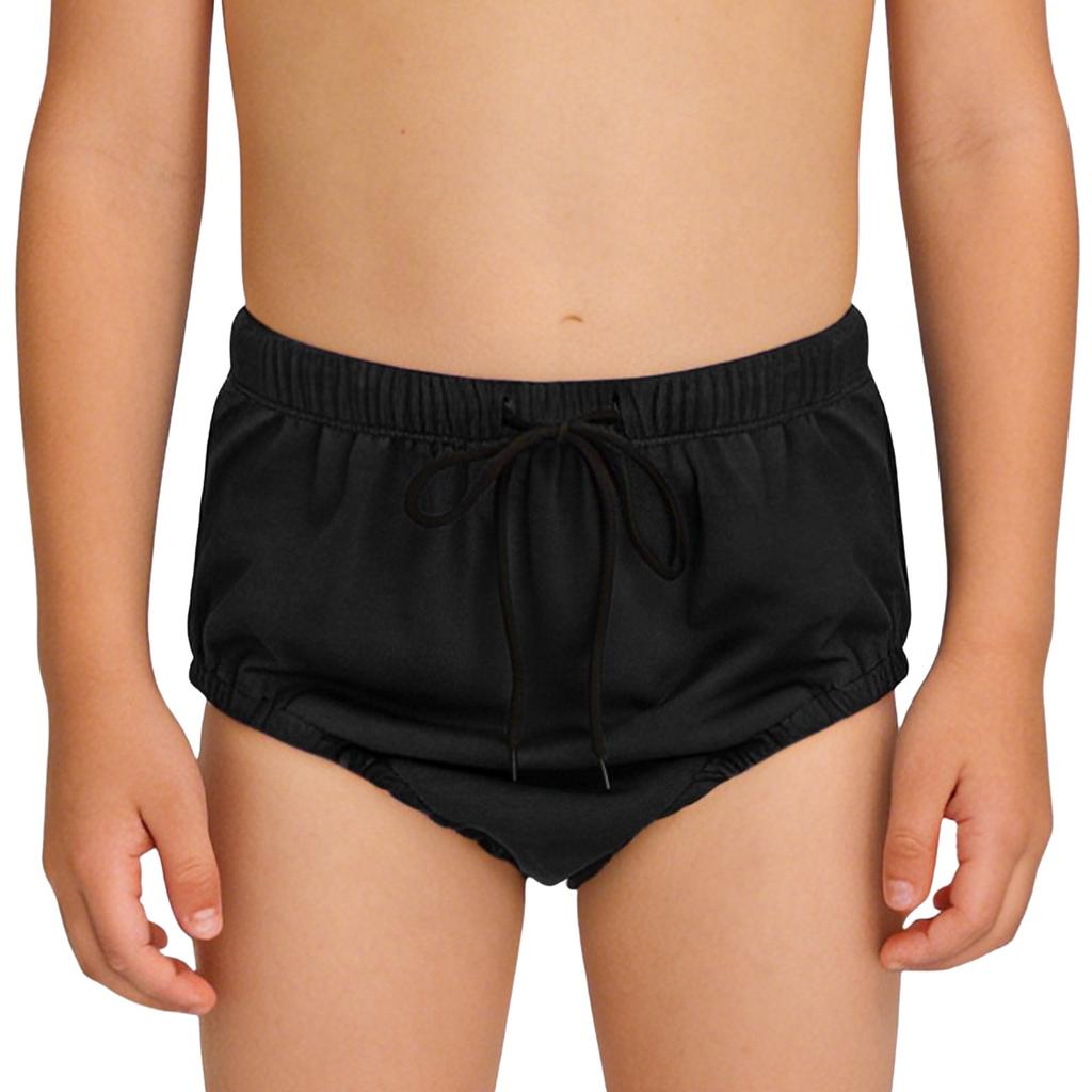 Children‘s Adaptive Swimwear Reusable Washable Swimsuit Diaper Cover with Drawstring Elastic Waist for Pool Beach