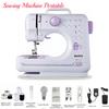 Portable Electric Sewing Machine Pro 12 Stitch Patterns, Adjustable 2-Speed, Overlock Feature, with Foot Pedal