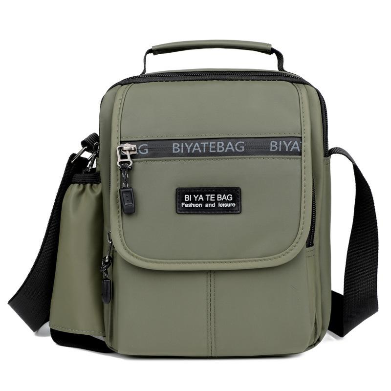 Men's Trend Small Bag Casual Business One Shoulder Crossbody Bag Multifunctional Storage Anti-splashing Portable Bag Men's One Shoulder
