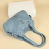 Stylish PU Leather Crossbody Bag Heart Decor Women's Hobo Bag Fashion Quilted Shoulder Bag with Adjustable Strap