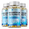 Pslalae Magnesium Glycinate Complex Softgels, 500mg, with Vitamin D3 and Zinc, 120 Count, Vegan