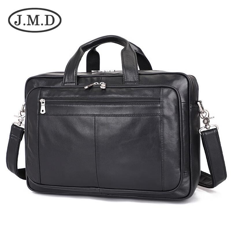 

Li Shen Nappa Leather Business Briefcase 17-inch Laptop Compatible