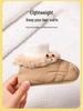 Cartoon Baby Shoes: Soft Sole, Fleece-Lined, Warm Cotton, Non-Slip, Anti-Drop, and Cold-Insulating for Boys & Girls