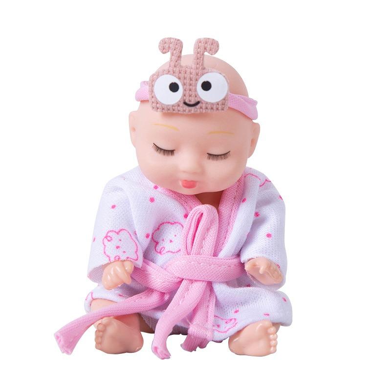 Simulation Doll Doll Toy Mini Cute Sleeping Baby With Clothes Accessories Joints Movable Mini Doll Children'S Birthday Present.