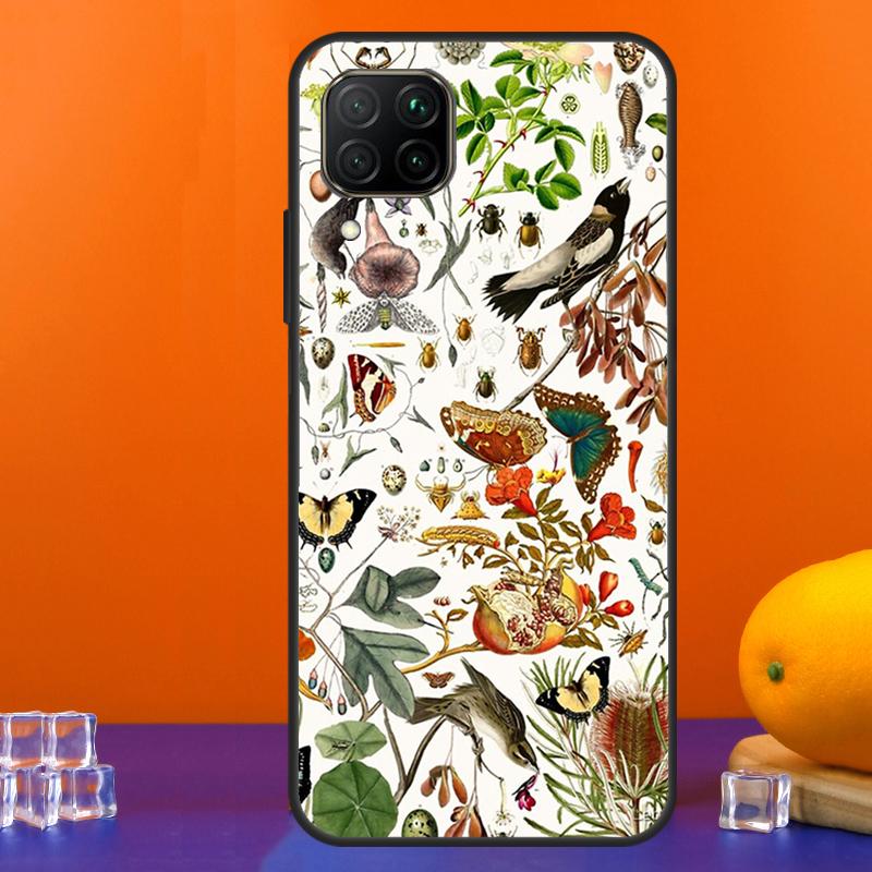 Cottagecore Frog Mushroom Moon For Huawei Nova 12s 12i 11i 8i 9 10 SE Y91 Y90 Y60 Y70 Y72 Y61 P20 P40 Lite P30 P60 Pro Case