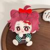 Demon Slayer 2.5D Cotton Plush Doll Keychain Tanjiro Giyuu Tokitou Muichiro Kanroji Mitsuri Anime Stuffed Pendant Collectible Gift for Fans Home Decor