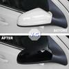 Cross Rearview Mirror Cover for 2004-2013 Seat Opel Astra GTC Model