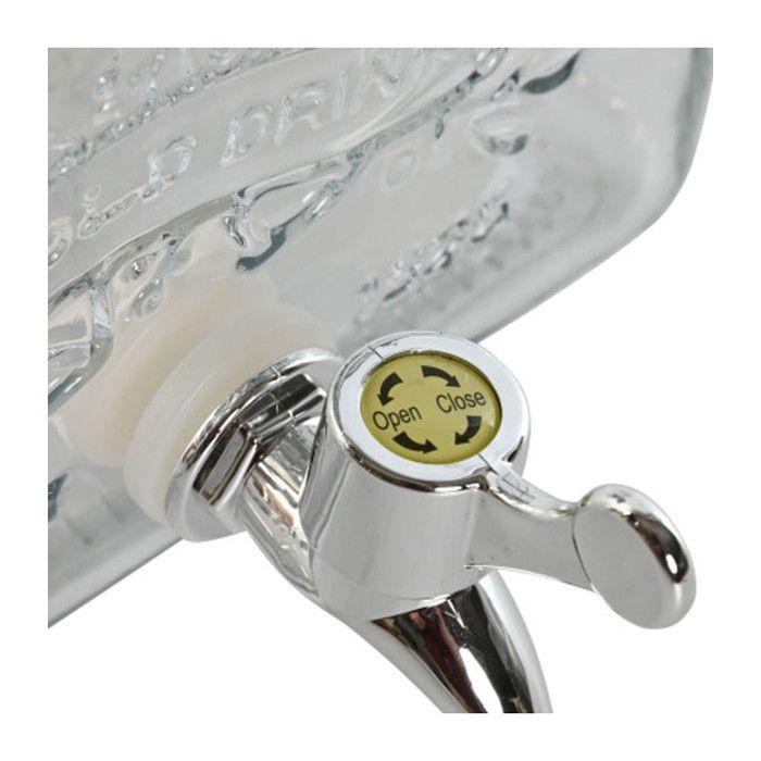 Distributeur De Boisson En Verre 19x25x16cm