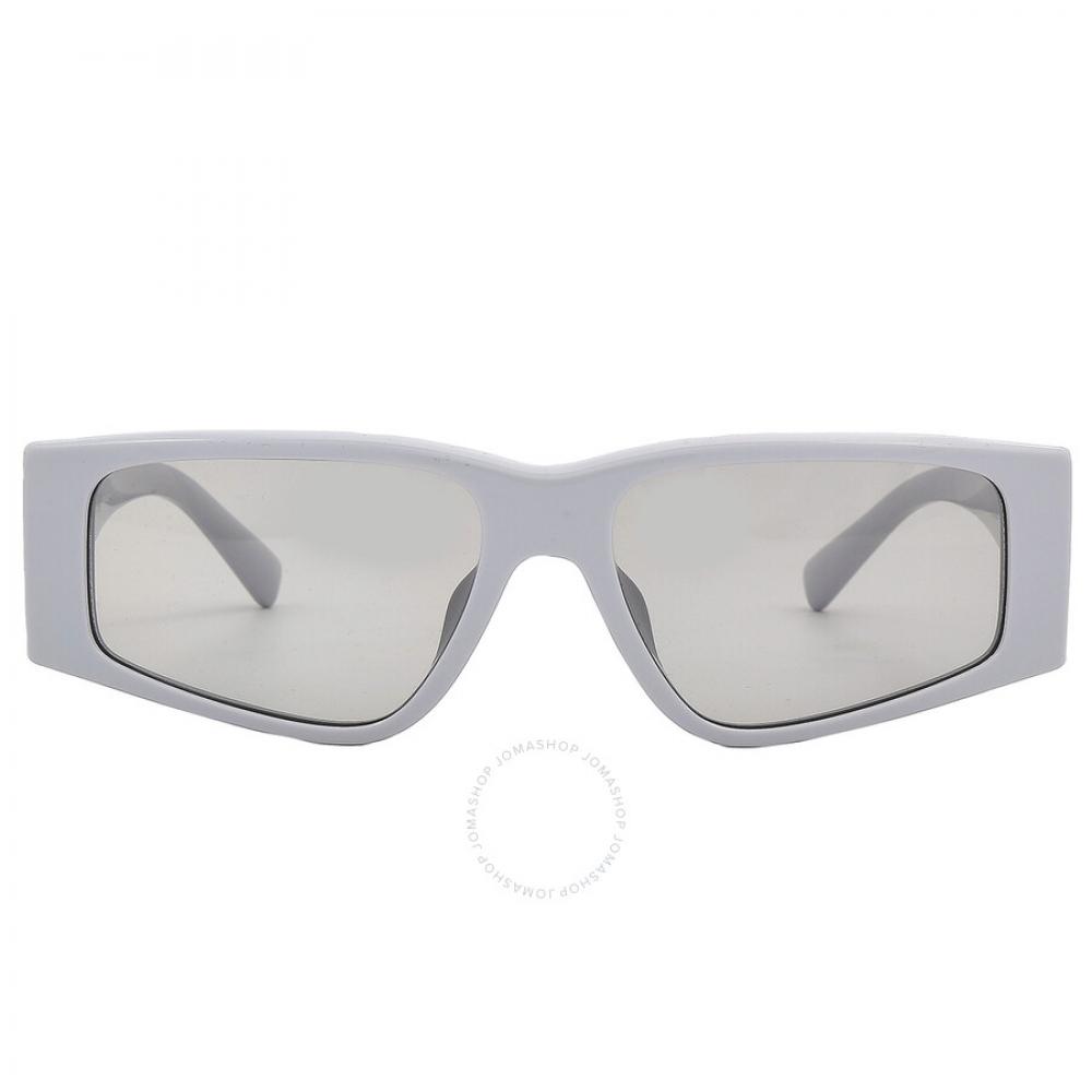 

Dolce Gabbana Light Grey Rectangular Men s Sunglasses DG4453F 341887 55