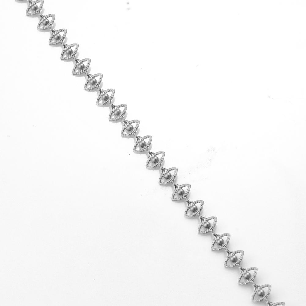 Wholessale 1 Meter Stainles Steel Gold Color Handmade Heart Eye Sunflower Chains for Women Necklace Bracelet Anklet DIY Jewelry