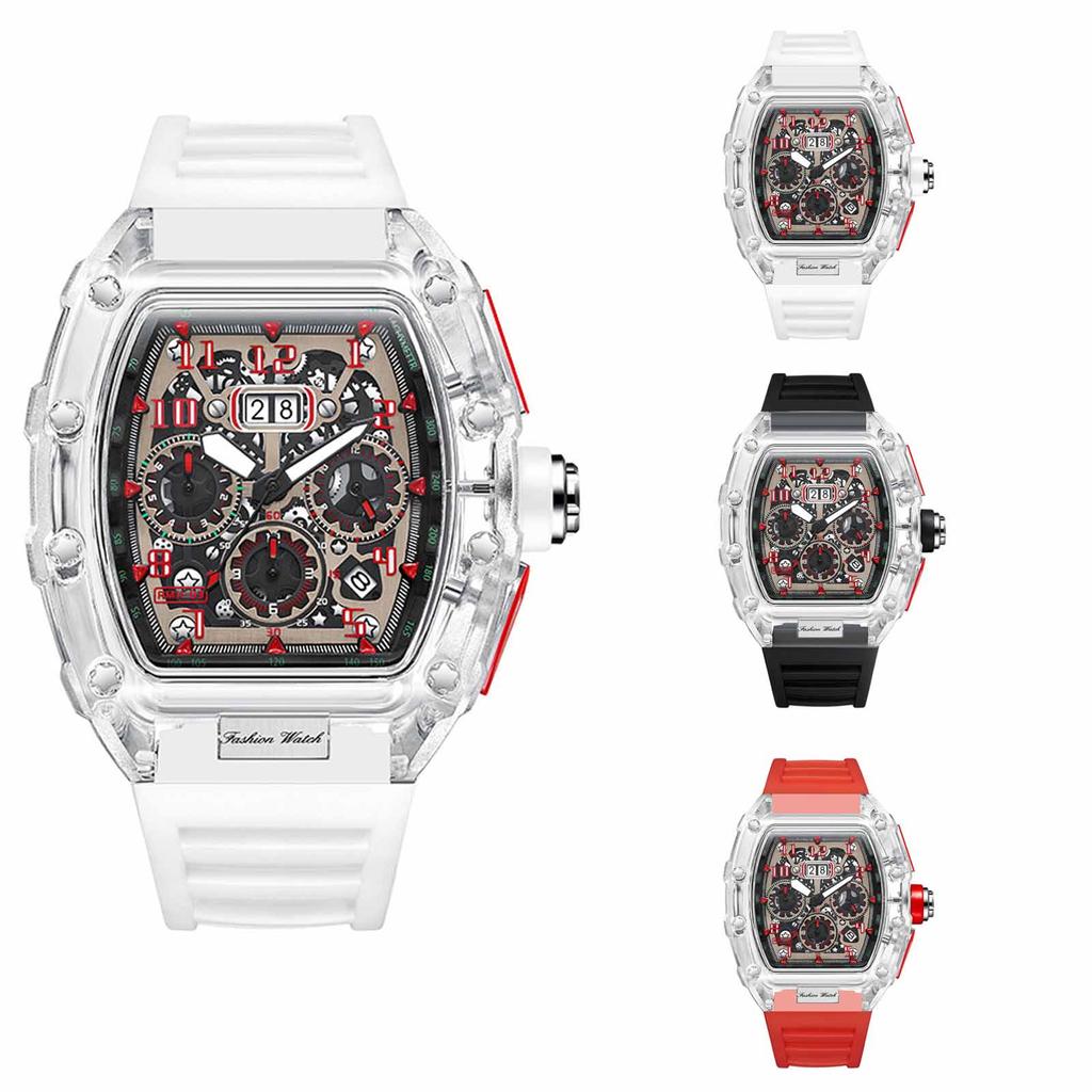 Men's Waterproof Luminous Running Alarm Clock Watch