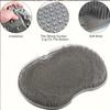 1pc Silicone Foot Scrubber with Suction Cup, Hypoallergenic Non-Slip Deep Cleansing Foot Massager for Shower, Unscented Manual Exfoliating Foot Brush