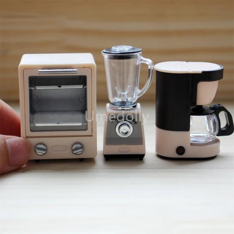 1/6 Scale Miniature Dollhouse Juicer Coffee Machine Cooker Mini Kitchen Appliance Model for BJD Blyth Doll Accessories Toy