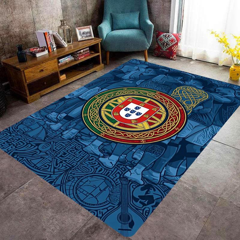 Royal Emblem Fabric carpet Living room and bedroom mats Doormat Art Christmas gifts Doormat