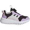 adidas Activeflex 4.0 Low Top Running Shoes Black Purple Kids' Sneakers HP3603