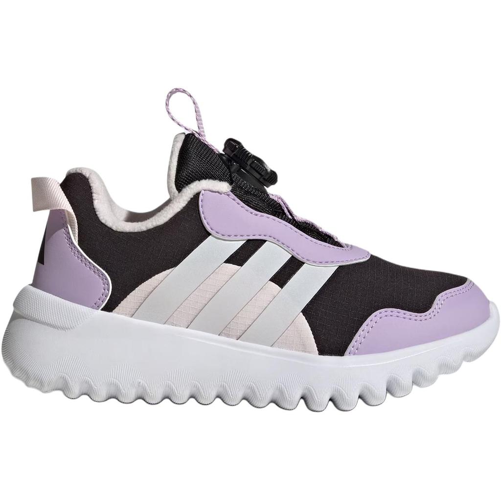 adidas Activeflex 4.0 Low Top Running Shoes Black Purple Kids' Sneakers HP3603