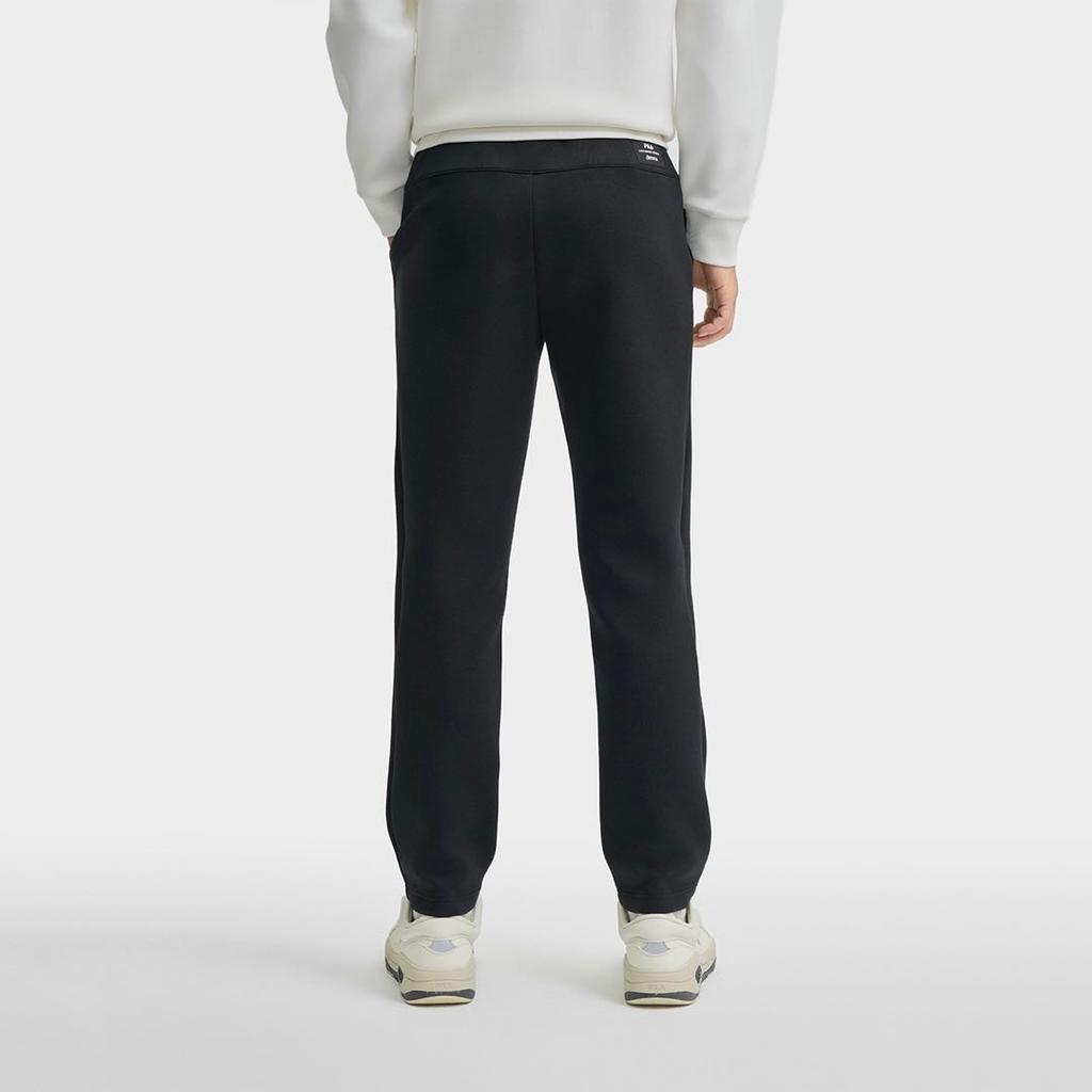 Fila Heritage Series Fashion Comfortable Soft Straight Leg Casual Pants Men Bottoms Black F11M448609F-BK