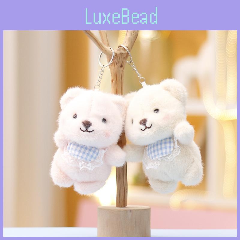 Cute And Cozy Plush Bear Keychain Adorable Stuffed Animal Doll For Gifts And Play