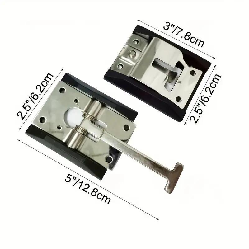 RV Catch Holder Hardware T Style Entry Door Latch for Commercial Vehicle Cargo Haulers Travel Trailers Motorhome Containers